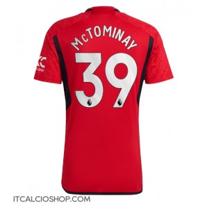 Manchester United Scott McTominay #39 Prima Maglia 2023-24 Manica Corta